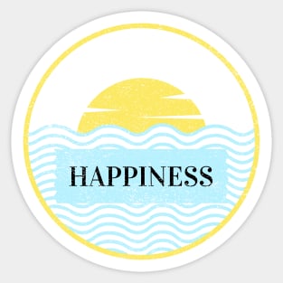 Happiness Sticker